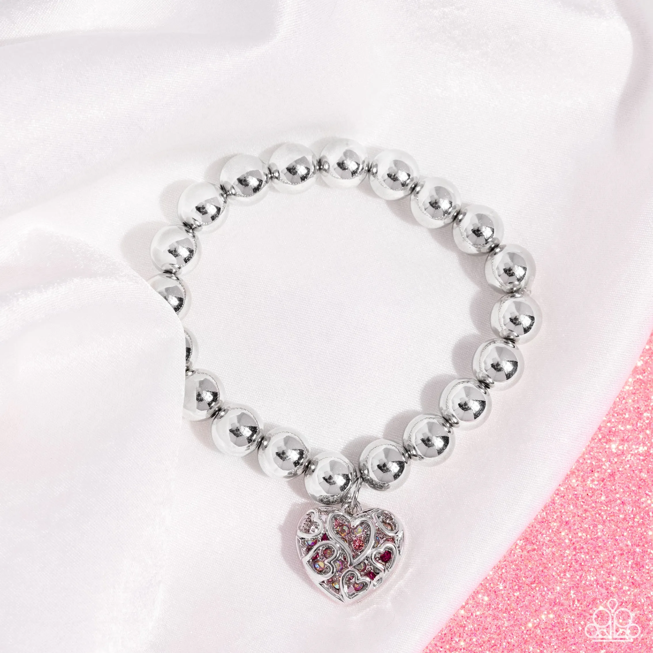Fleeting Filigree - Pink Bracelet