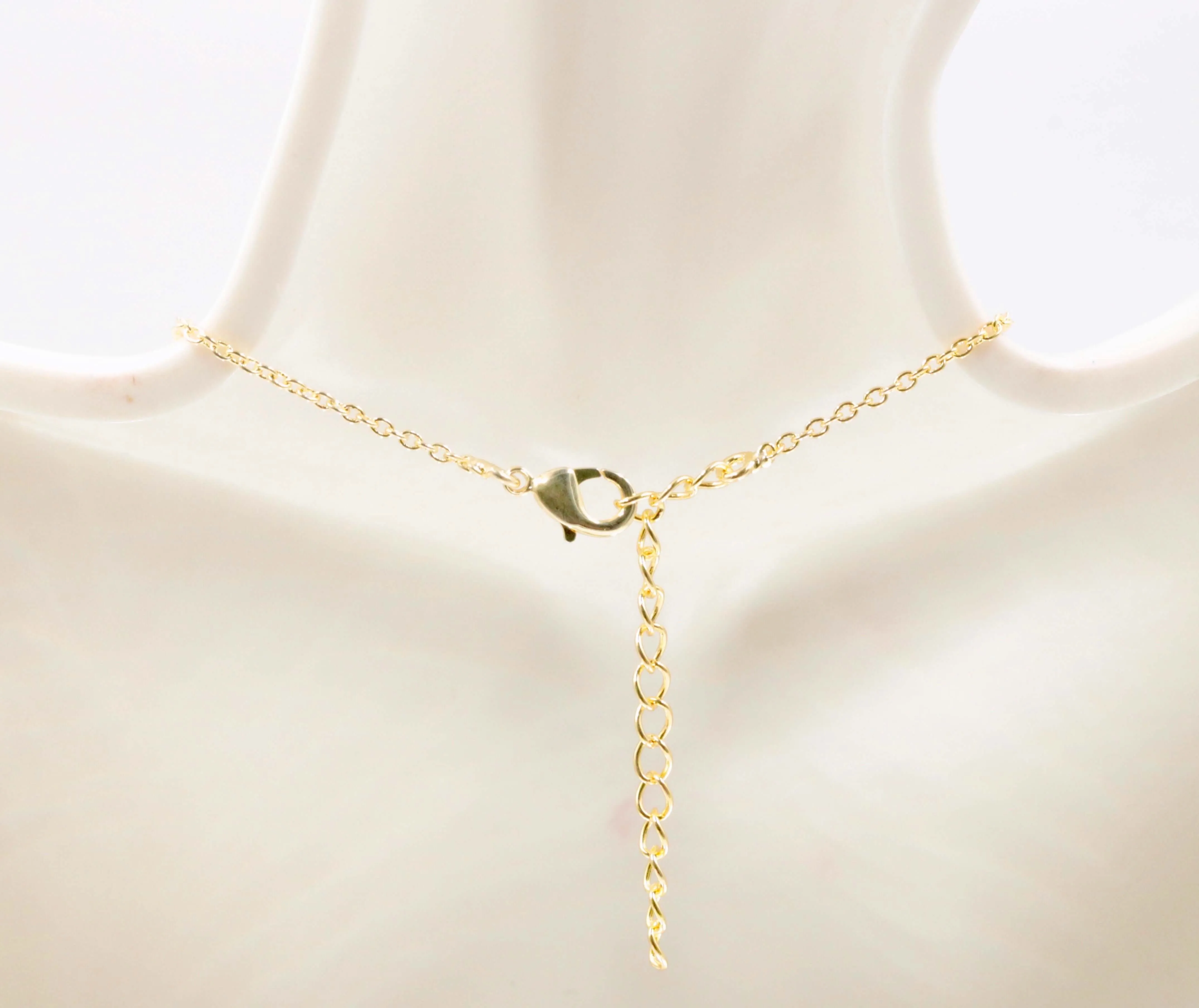 Gemstone Pendant Necklace Beautiful Trillion Gemstone Necklace Faceted Gemstone Pendant Necklace Chain Necklace Gold Plated Necklace SKU 6142251