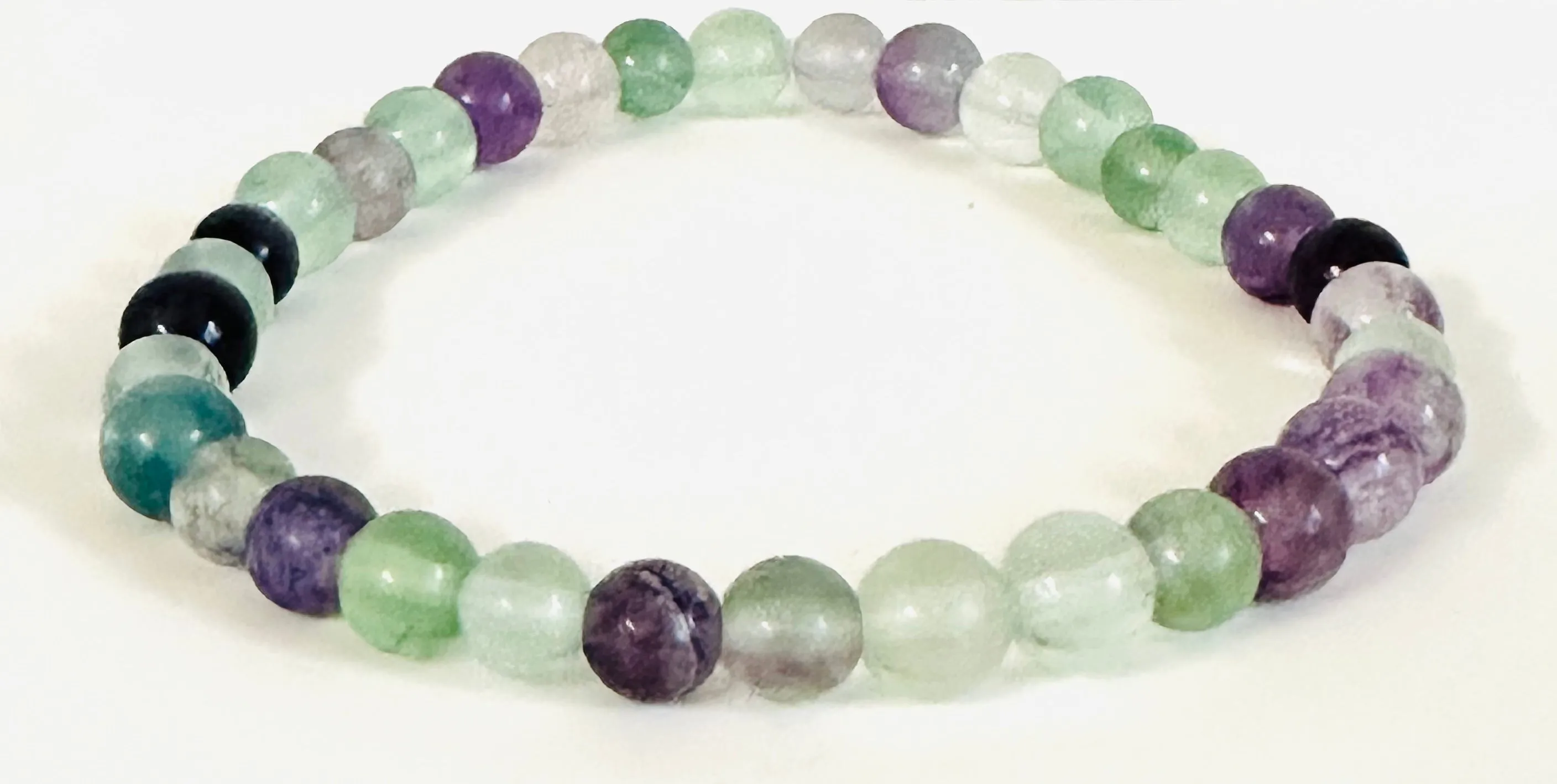 Gemstone Stretch Bracelet-Labradorite, agate, Calcite, Chalcedon