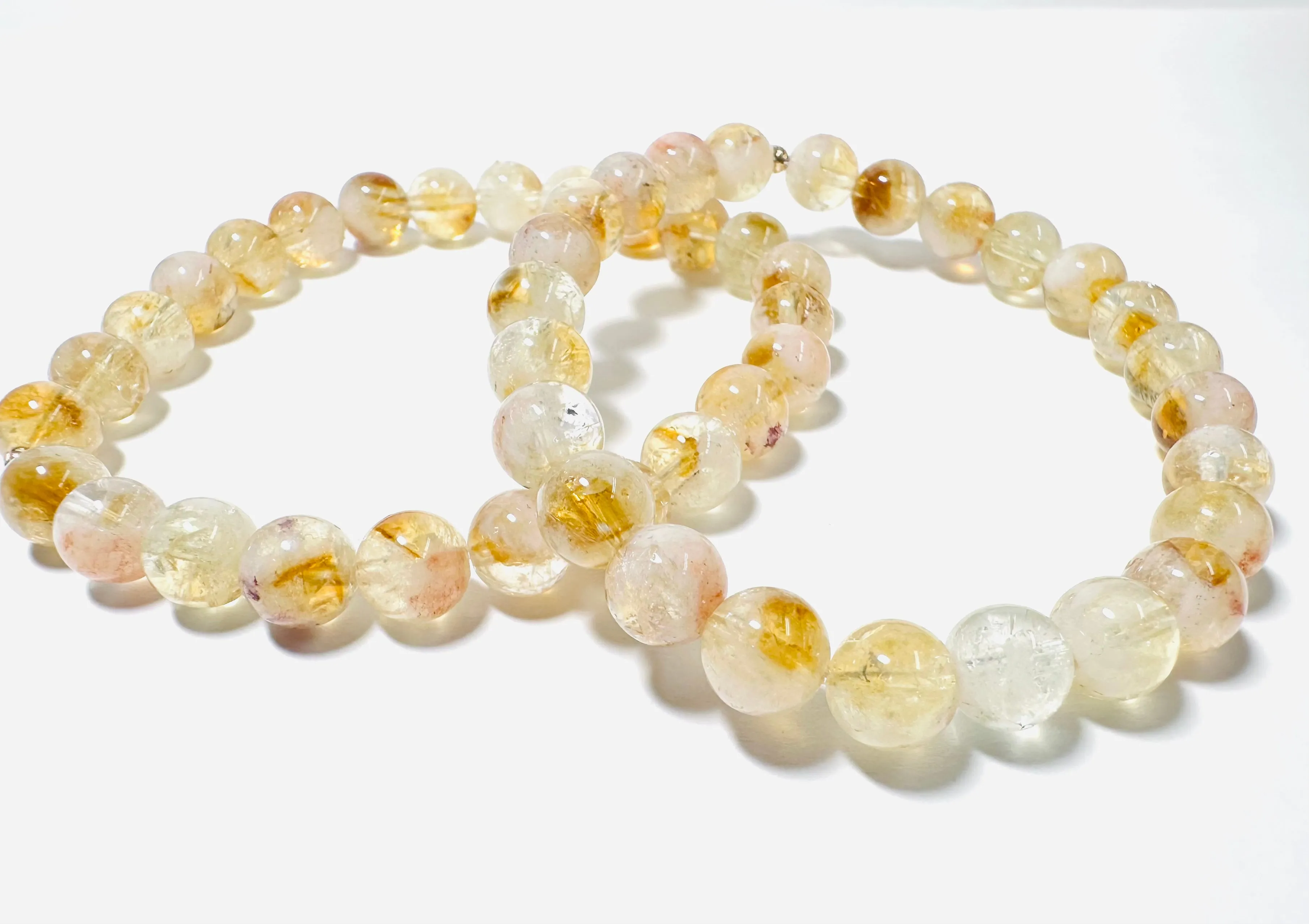Gemstone Stretch Bracelet-Labradorite, agate, Calcite, Chalcedon