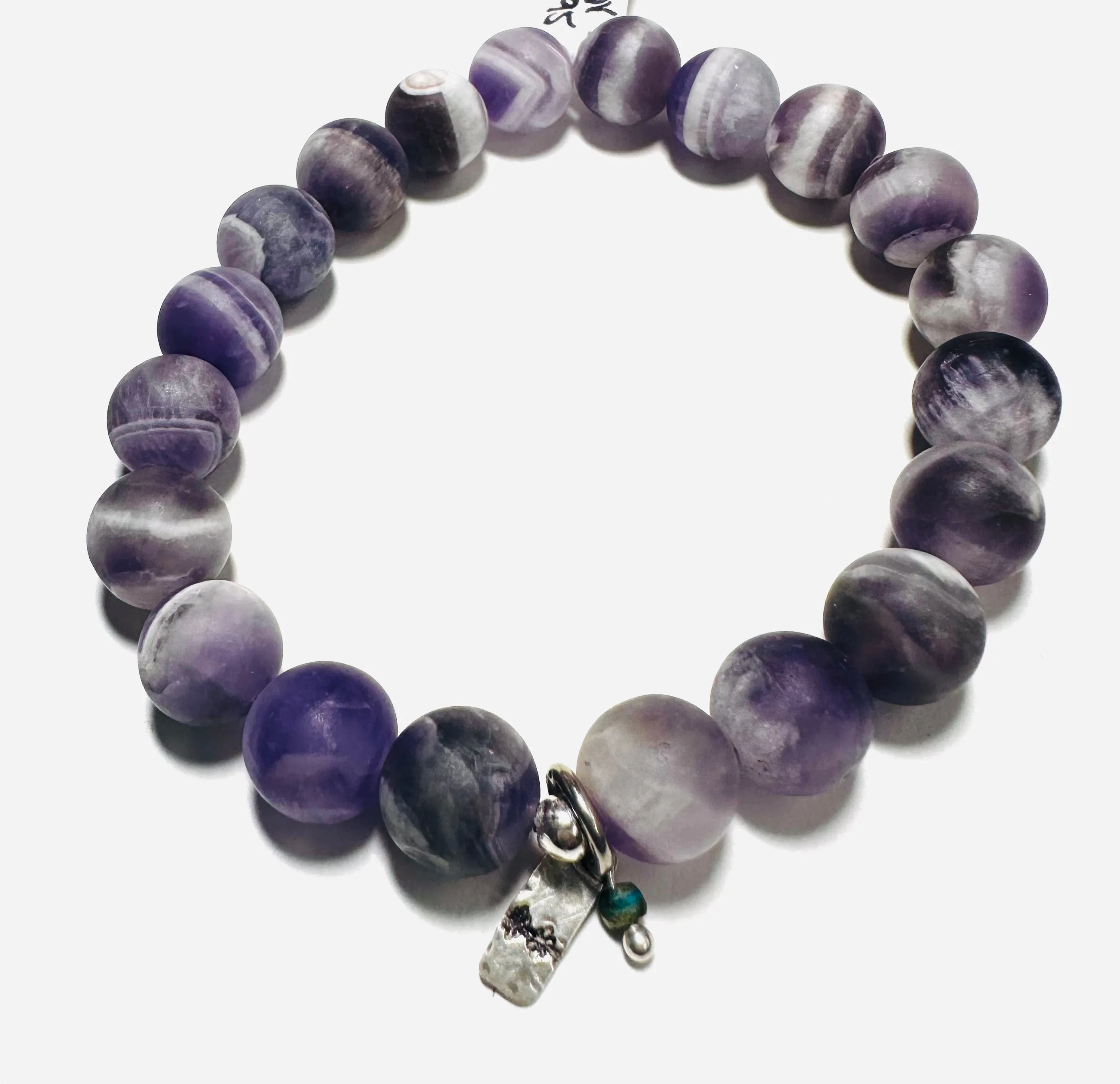 Gemstone Stretch Bracelet-Labradorite, agate, Calcite, Chalcedon
