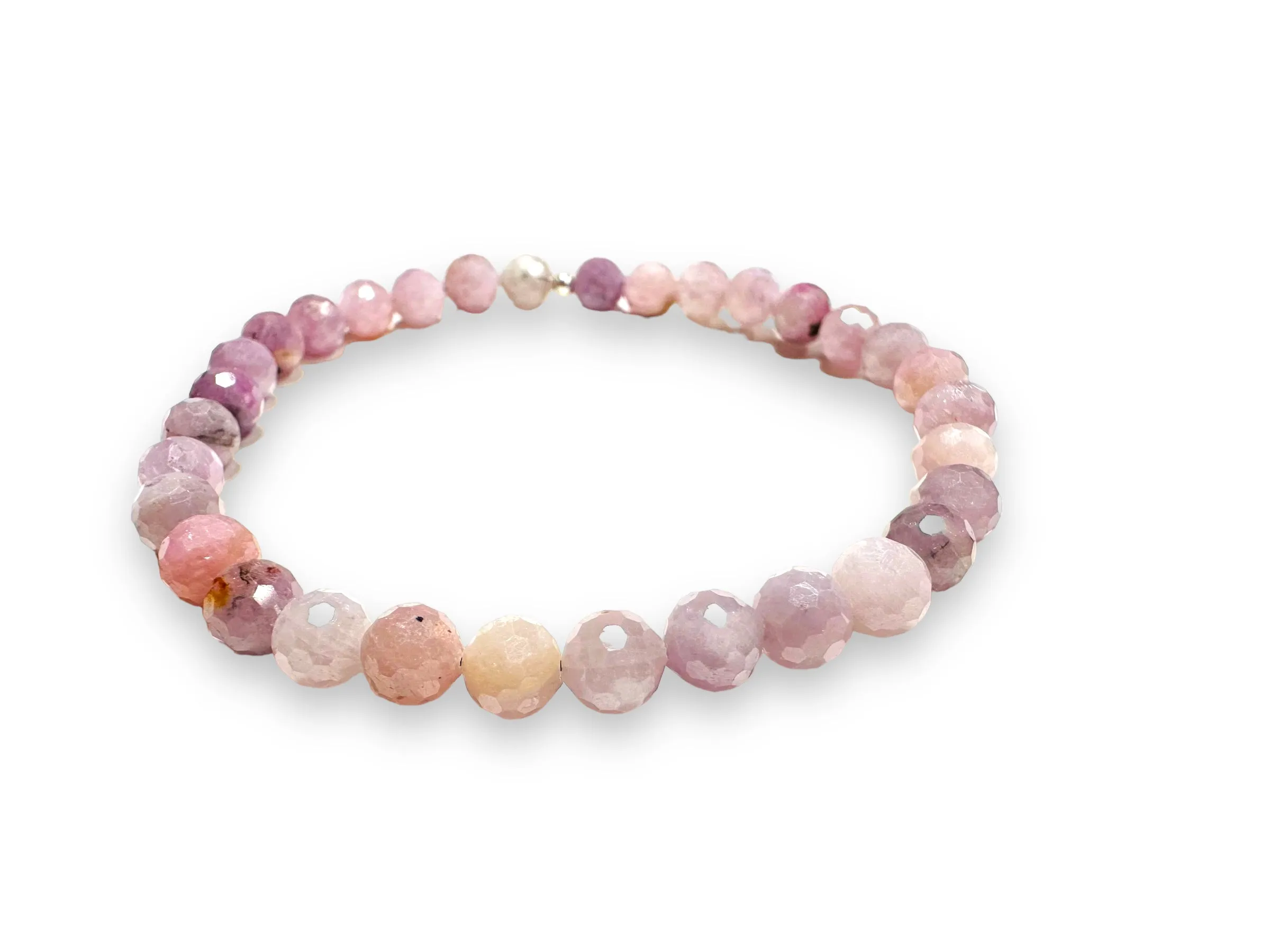 Gemstone Stretch Bracelet-Labradorite, agate, Calcite, Chalcedon
