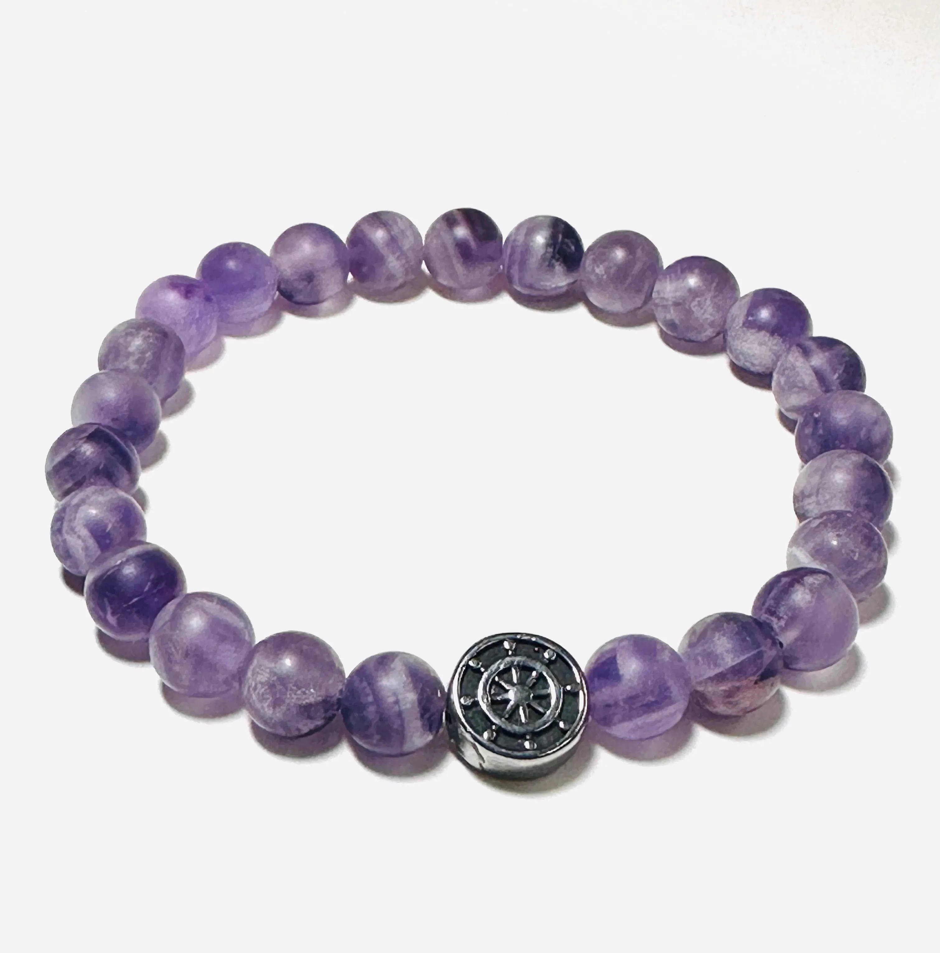 Gemstone Stretch Bracelet-Labradorite, agate, Calcite, Chalcedon