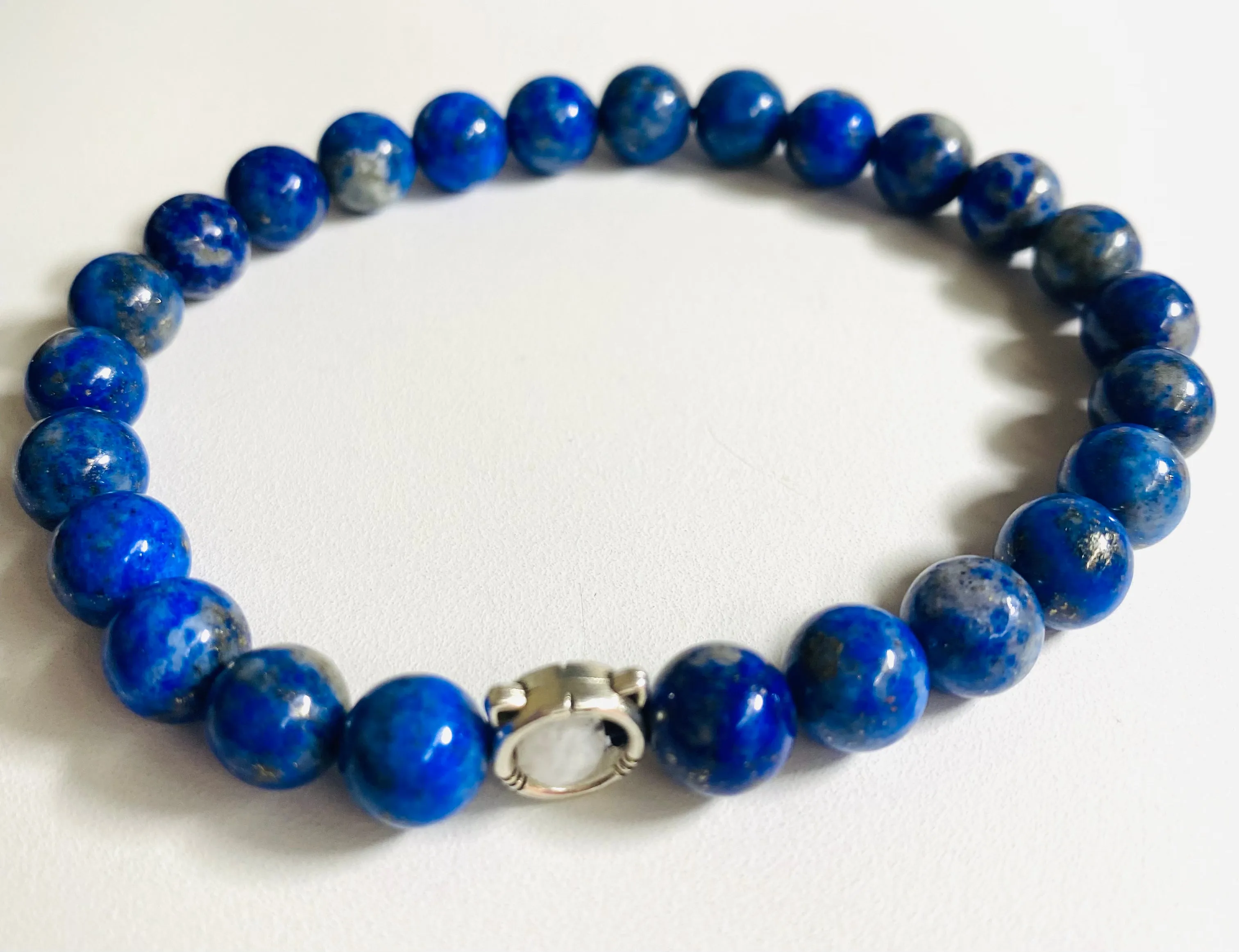 Gemstone Stretch Bracelet-Labradorite, agate, Calcite, Chalcedon