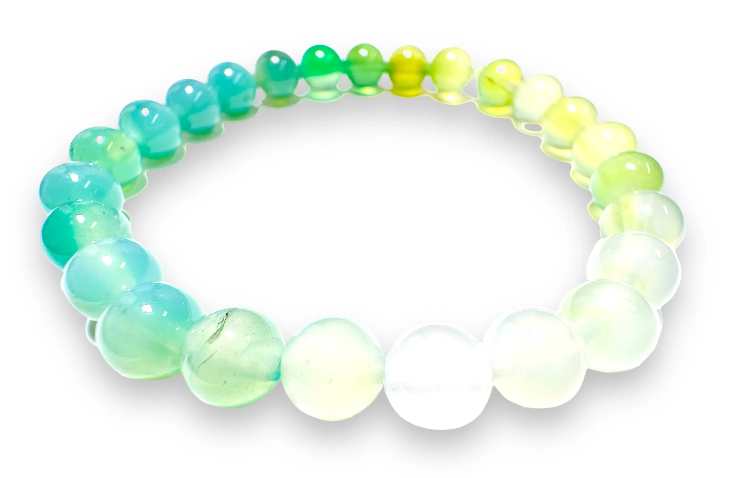 Gemstone Stretch Bracelet-Labradorite, agate, Calcite, Chalcedon