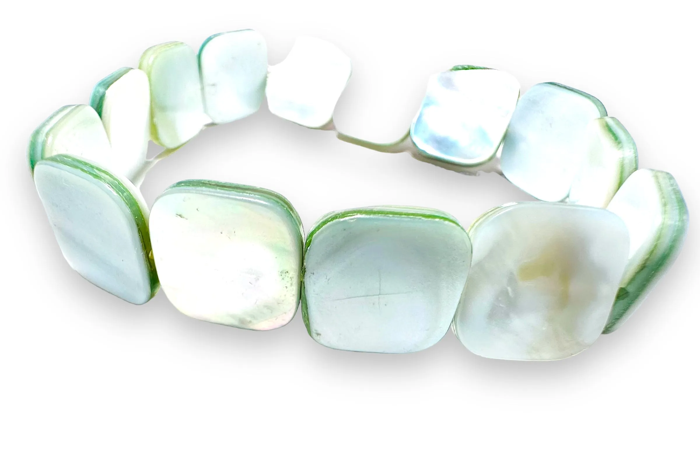 Gemstone Stretch Bracelet-Labradorite, agate, Calcite, Chalcedon