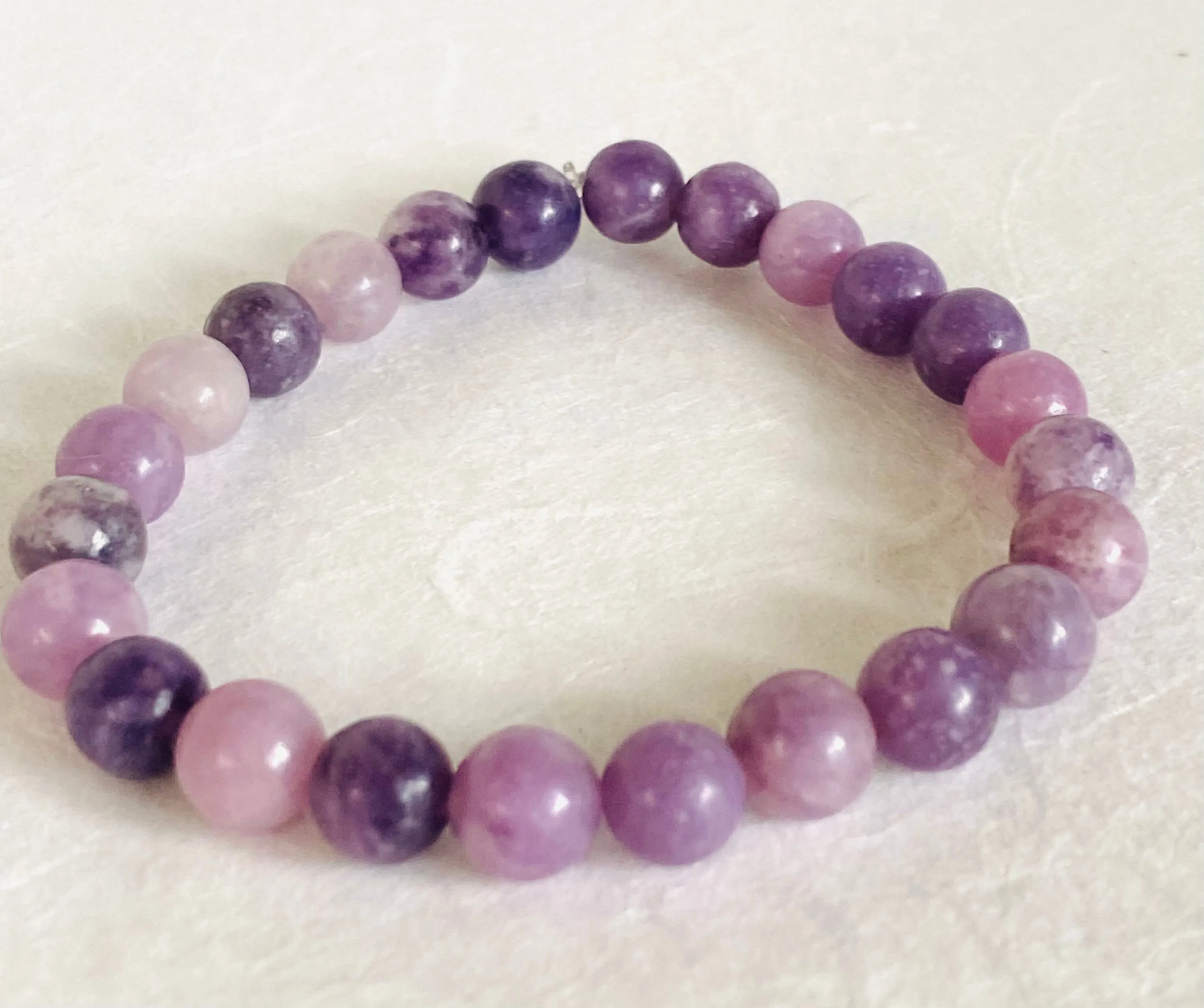 Gemstone Stretch Bracelet-Labradorite, agate, Calcite, Chalcedon