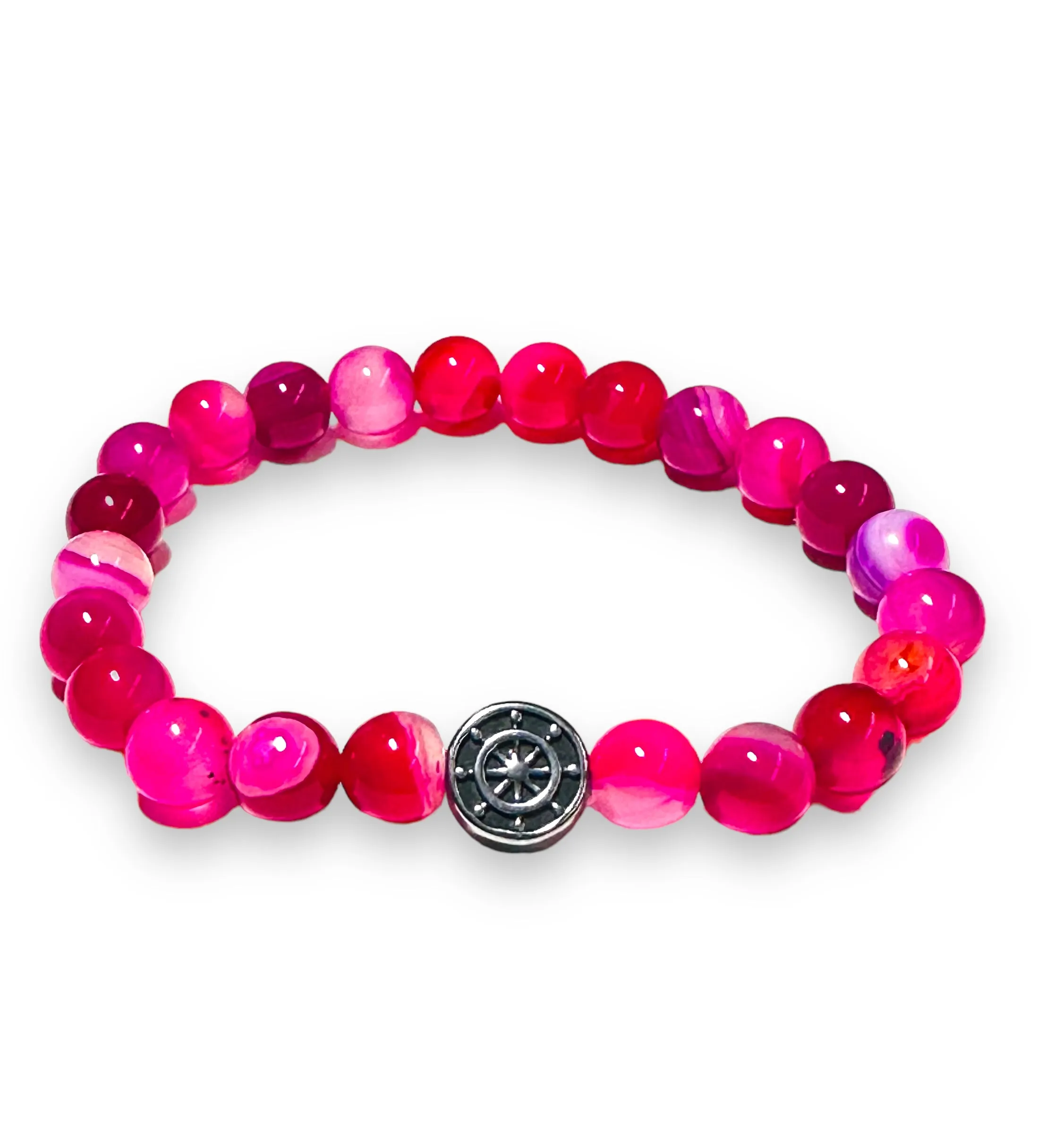 Gemstone Stretch Bracelet-Labradorite, agate, Calcite, Chalcedon