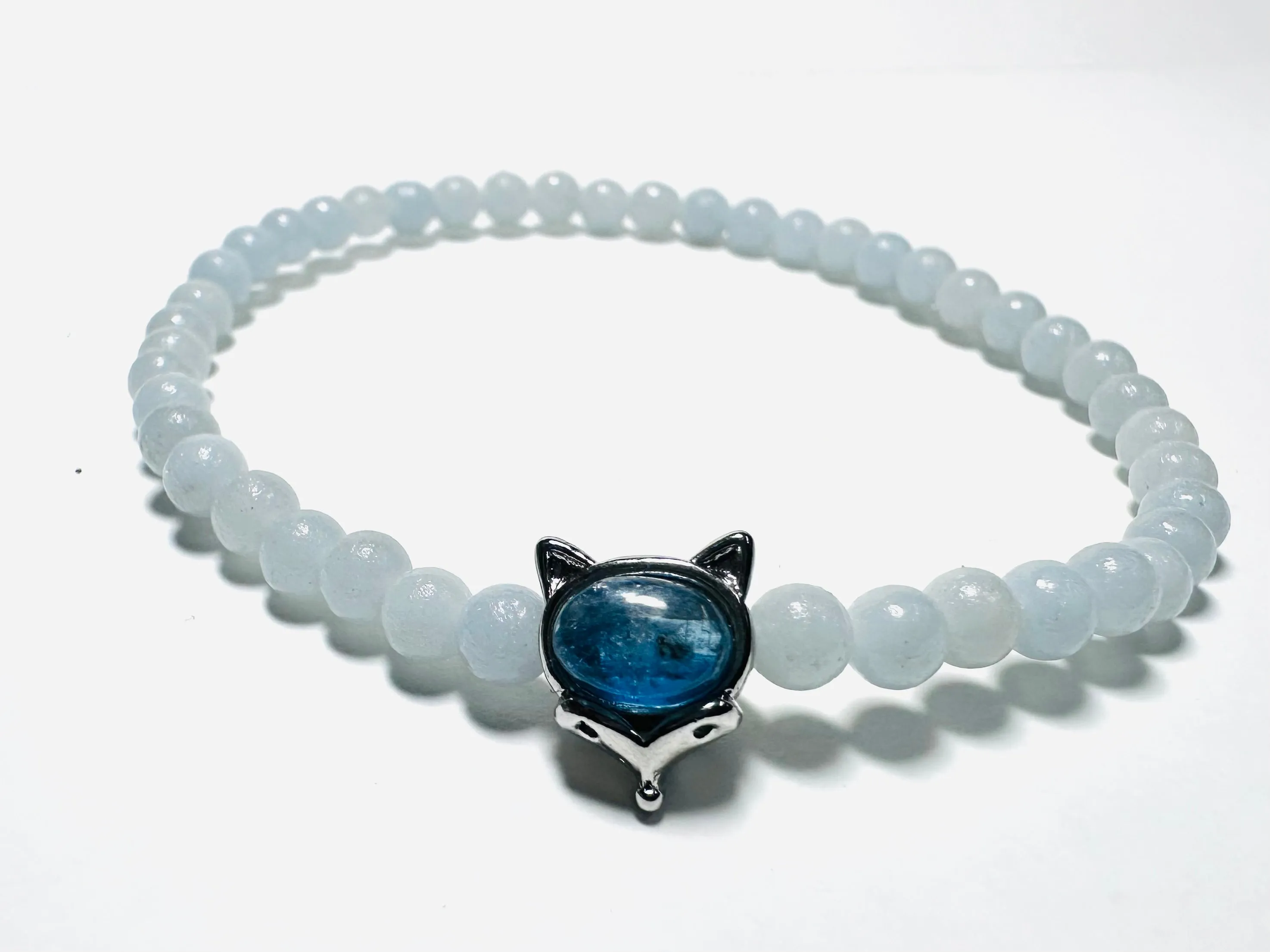 Gemstone Stretch Bracelet-Labradorite, agate, Calcite, Chalcedon