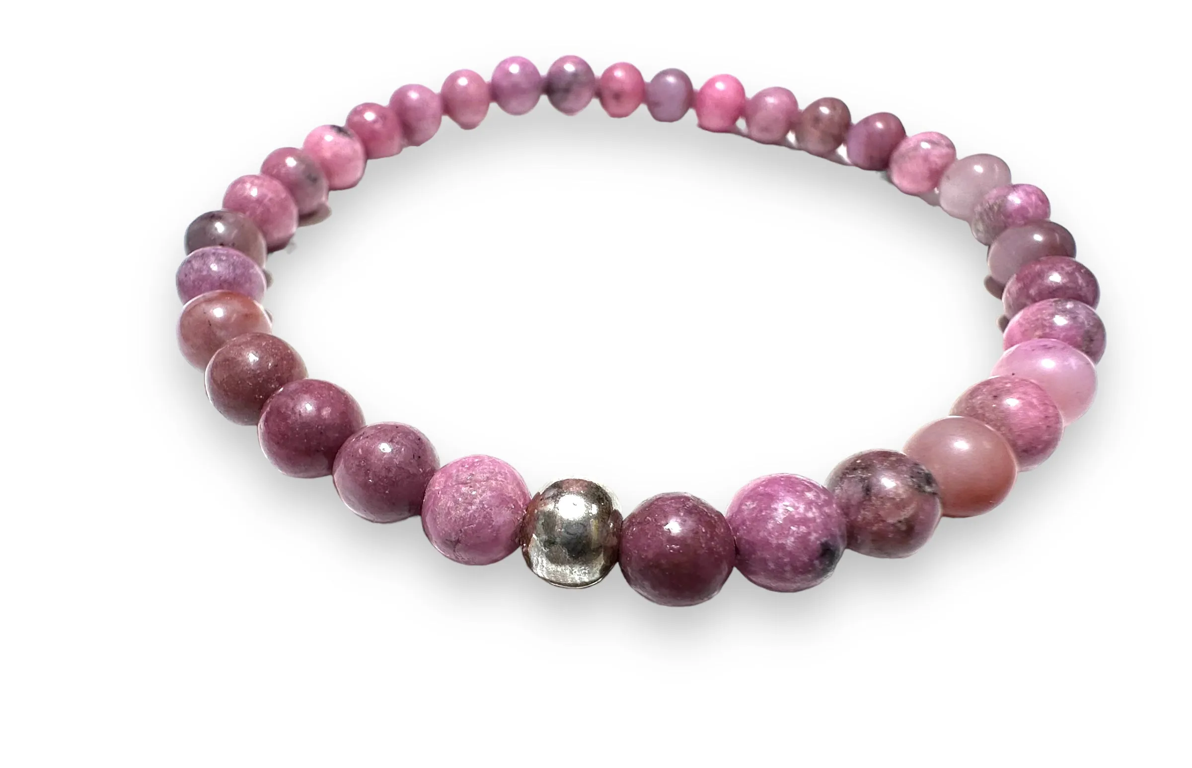 Gemstone Stretch Bracelet-Labradorite, agate, Calcite, Chalcedon