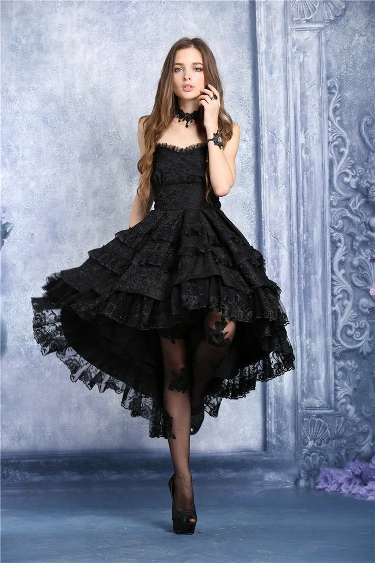 gothic noble cocktail dress no petticoat included - DW039