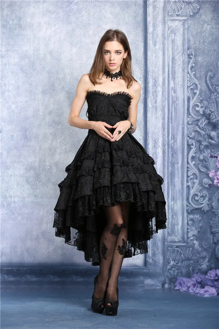 gothic noble cocktail dress no petticoat included - DW039