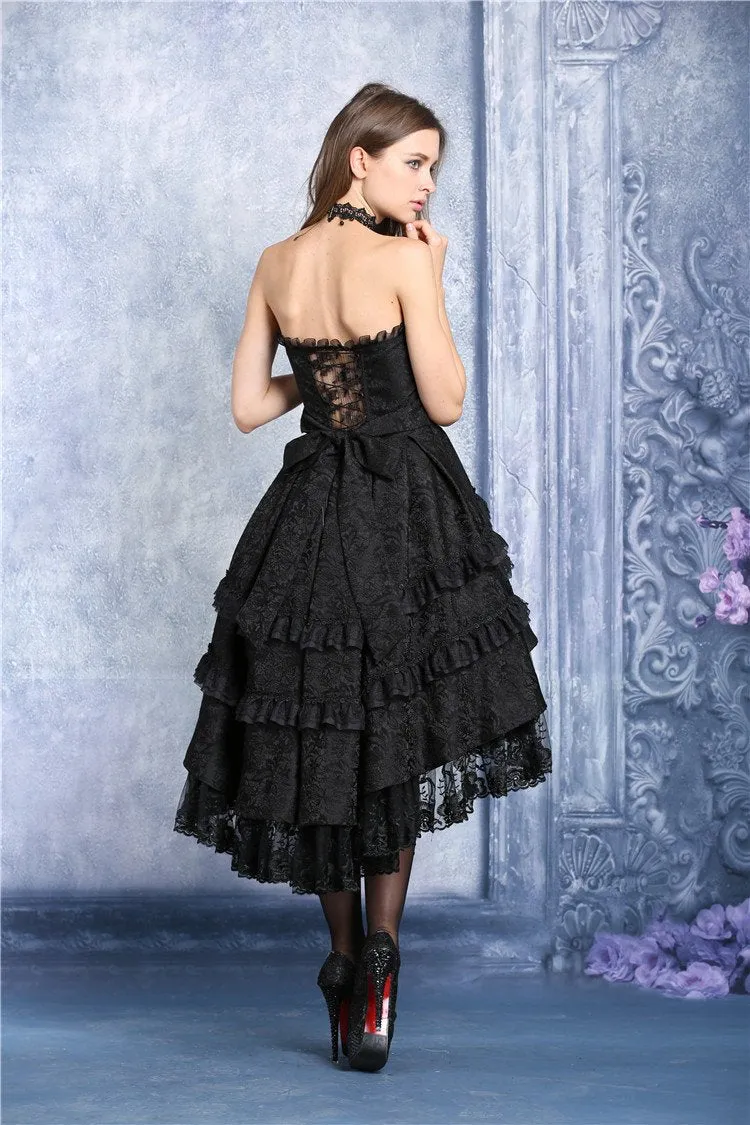 gothic noble cocktail dress no petticoat included - DW039