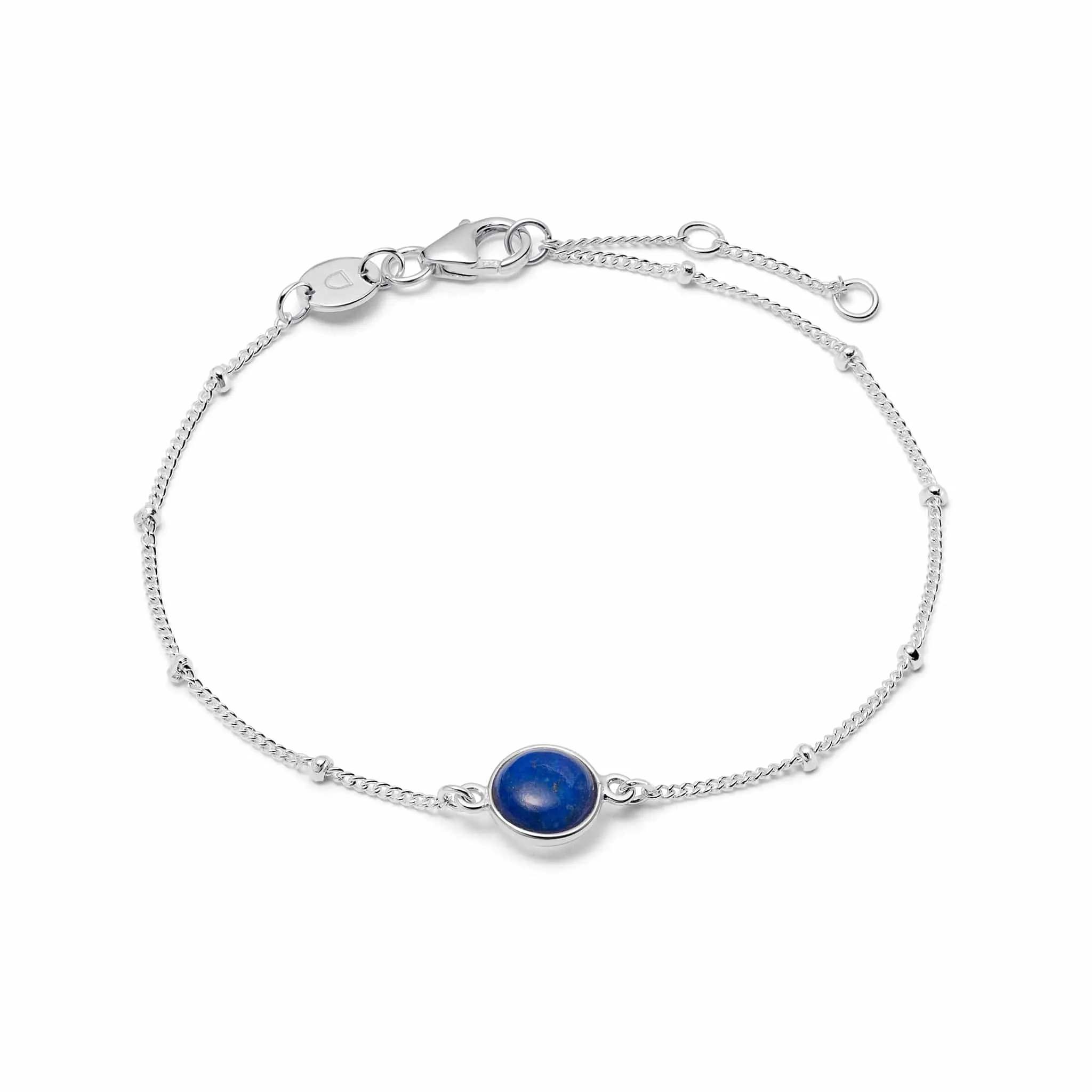 Healing Stone Bracelet Sterling Silver