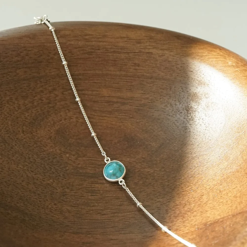 Healing Stone Bracelet Sterling Silver