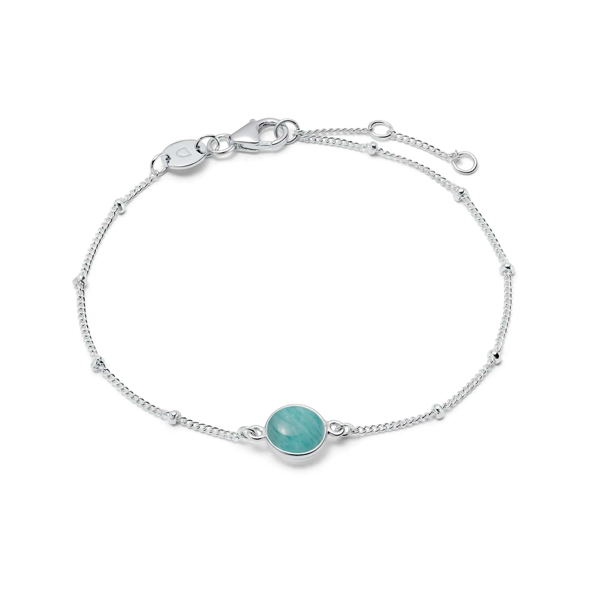 Healing Stone Bracelet Sterling Silver