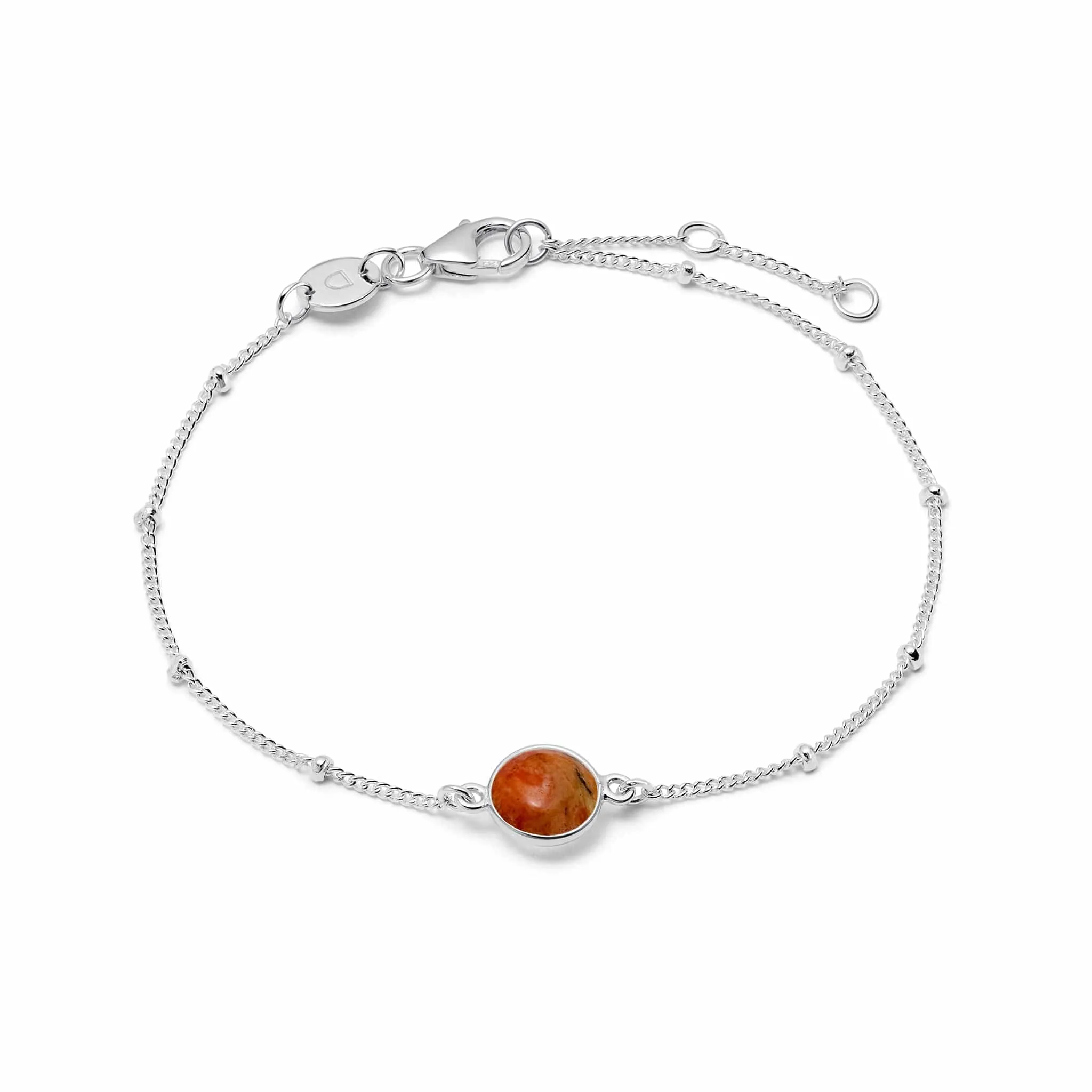 Healing Stone Bracelet Sterling Silver