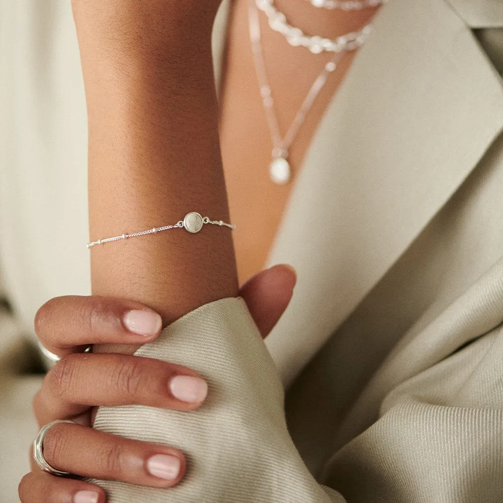Healing Stone Bracelet Sterling Silver