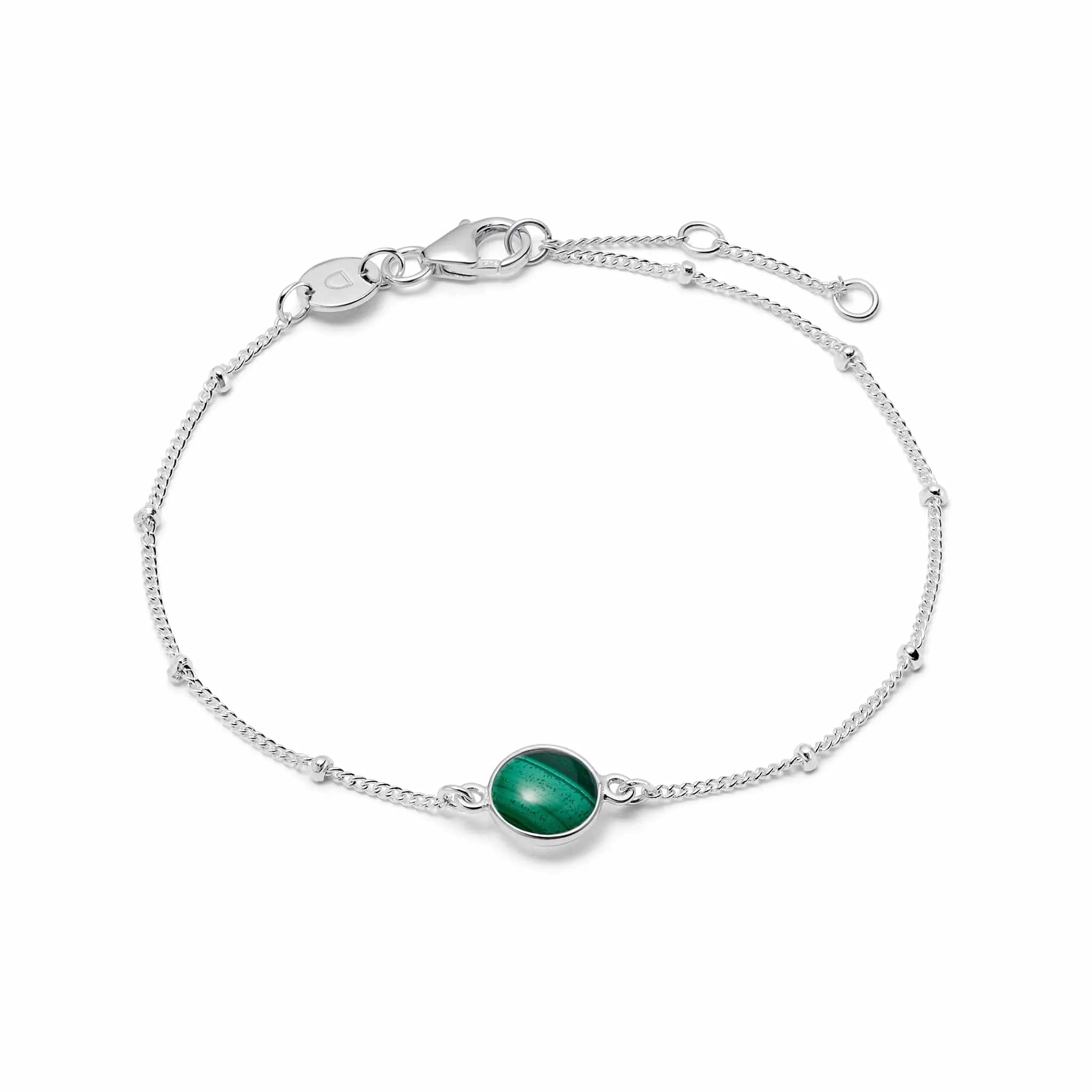 Healing Stone Bracelet Sterling Silver