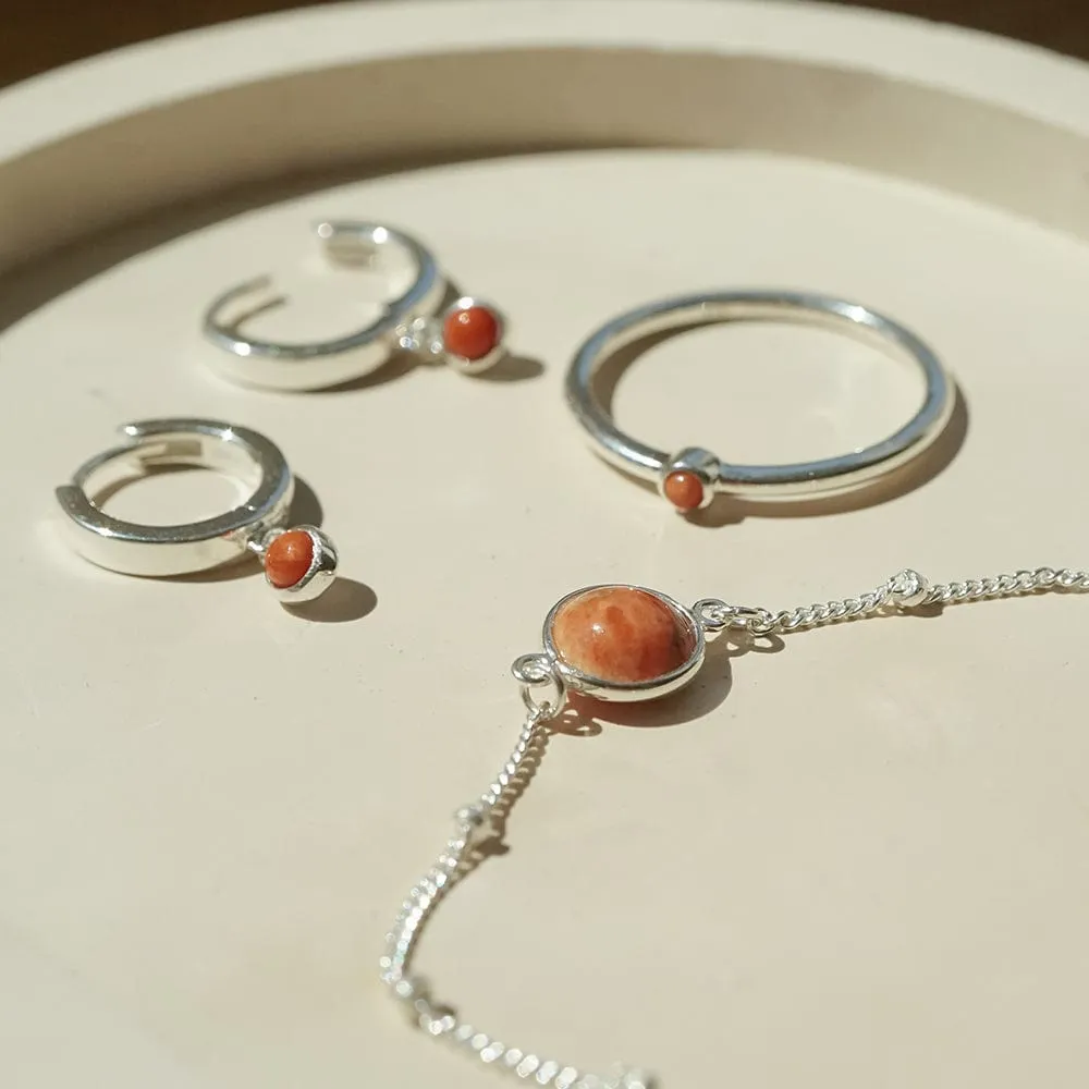 Healing Stone Bracelet Sterling Silver