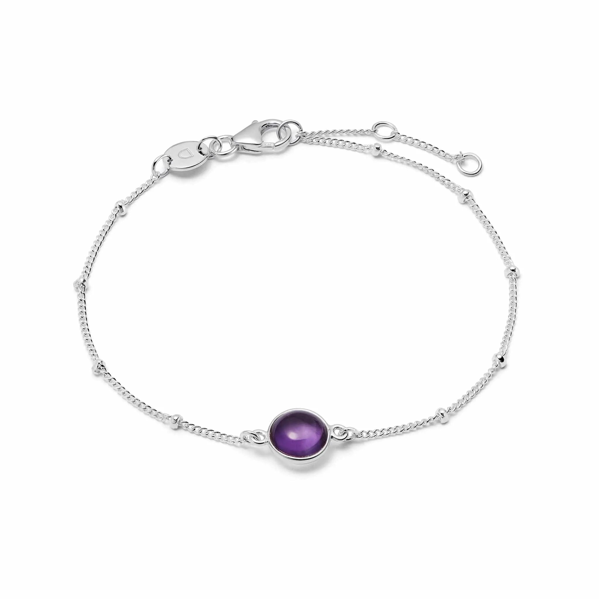 Healing Stone Bracelet Sterling Silver