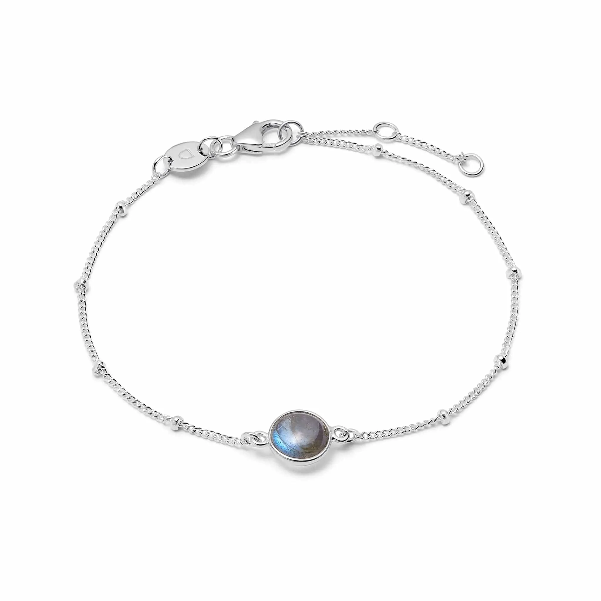 Healing Stone Bracelet Sterling Silver