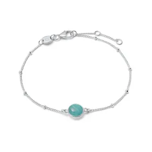 Healing Stone Bracelet Sterling Silver