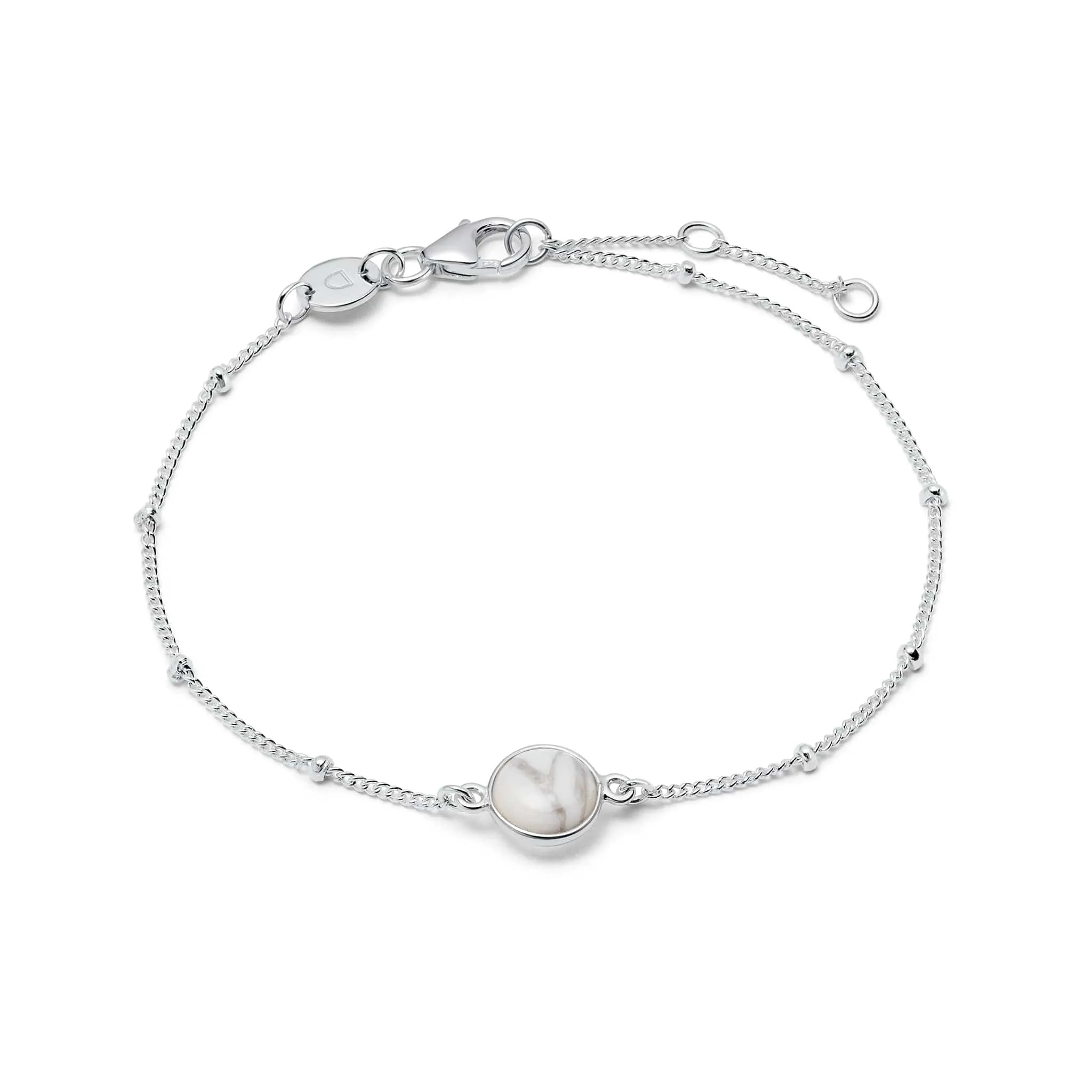 Healing Stone Bracelet Sterling Silver