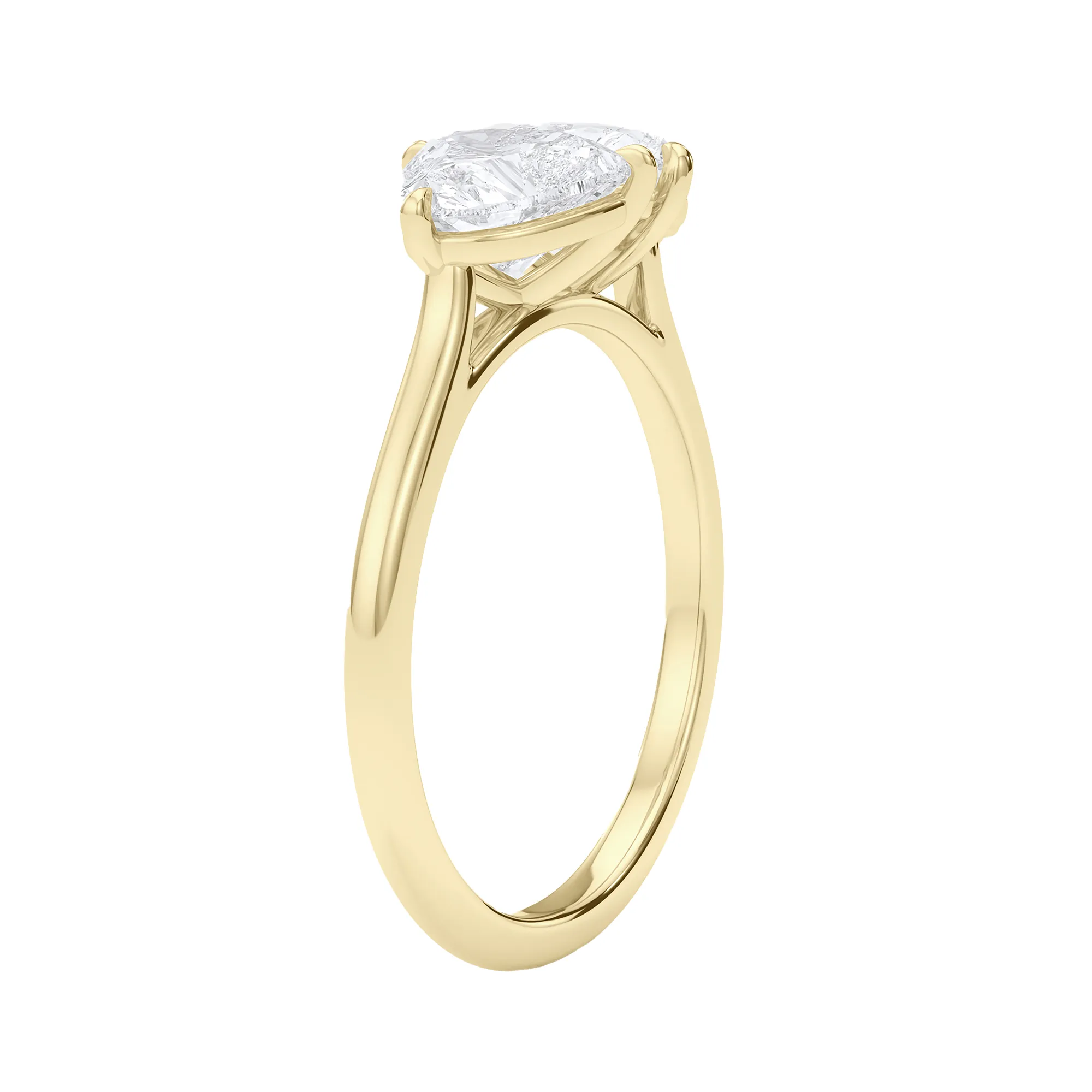 Heart Twin Diamond Ring