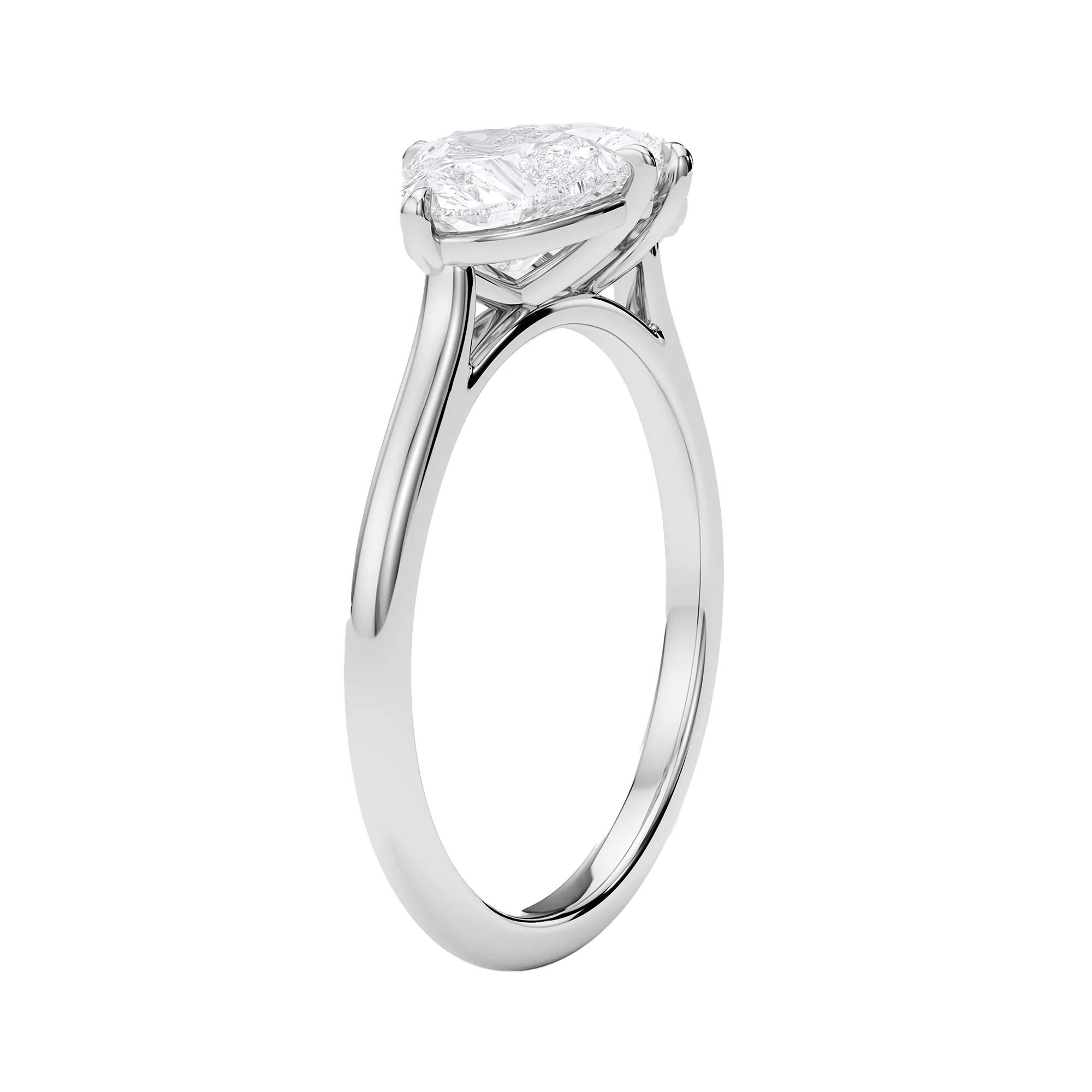 Heart Twin Diamond Ring