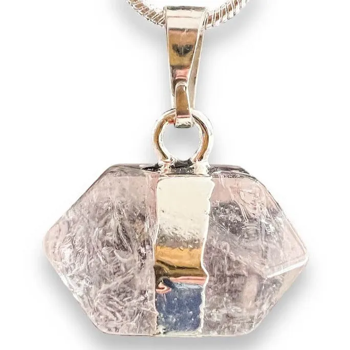 Horizontal Double Point Crystal Necklace