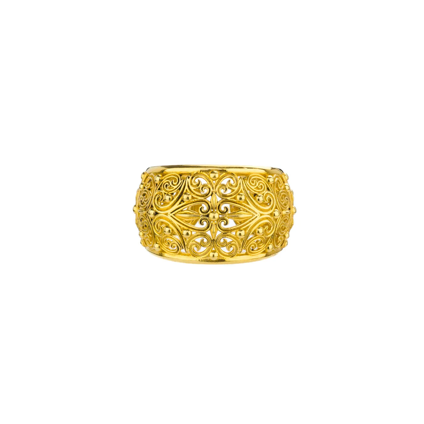 Kallisto Open Band Filigree Ring
