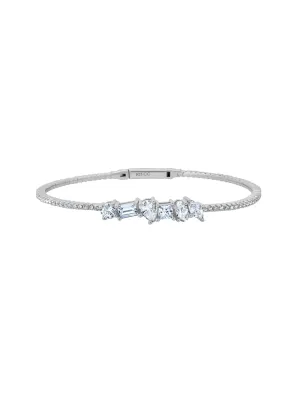 Luminous Flex Bangle in Platinum