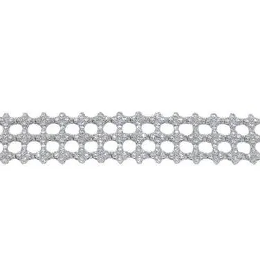 Lysanne CZ Art Deco Pattern Bracelet – 7in