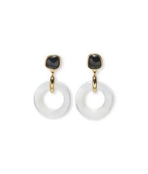 Madeira Glass Earrings in Mist