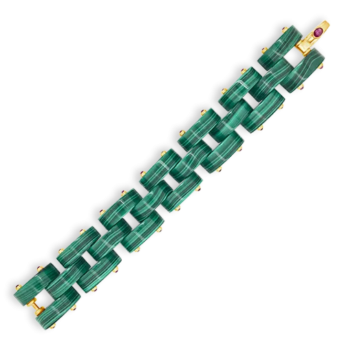 Malachite Link Bracelet