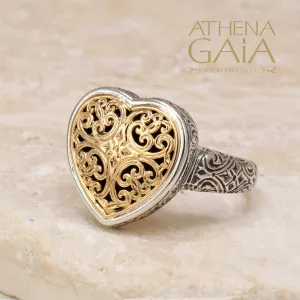 Mediterranean Heart Ring