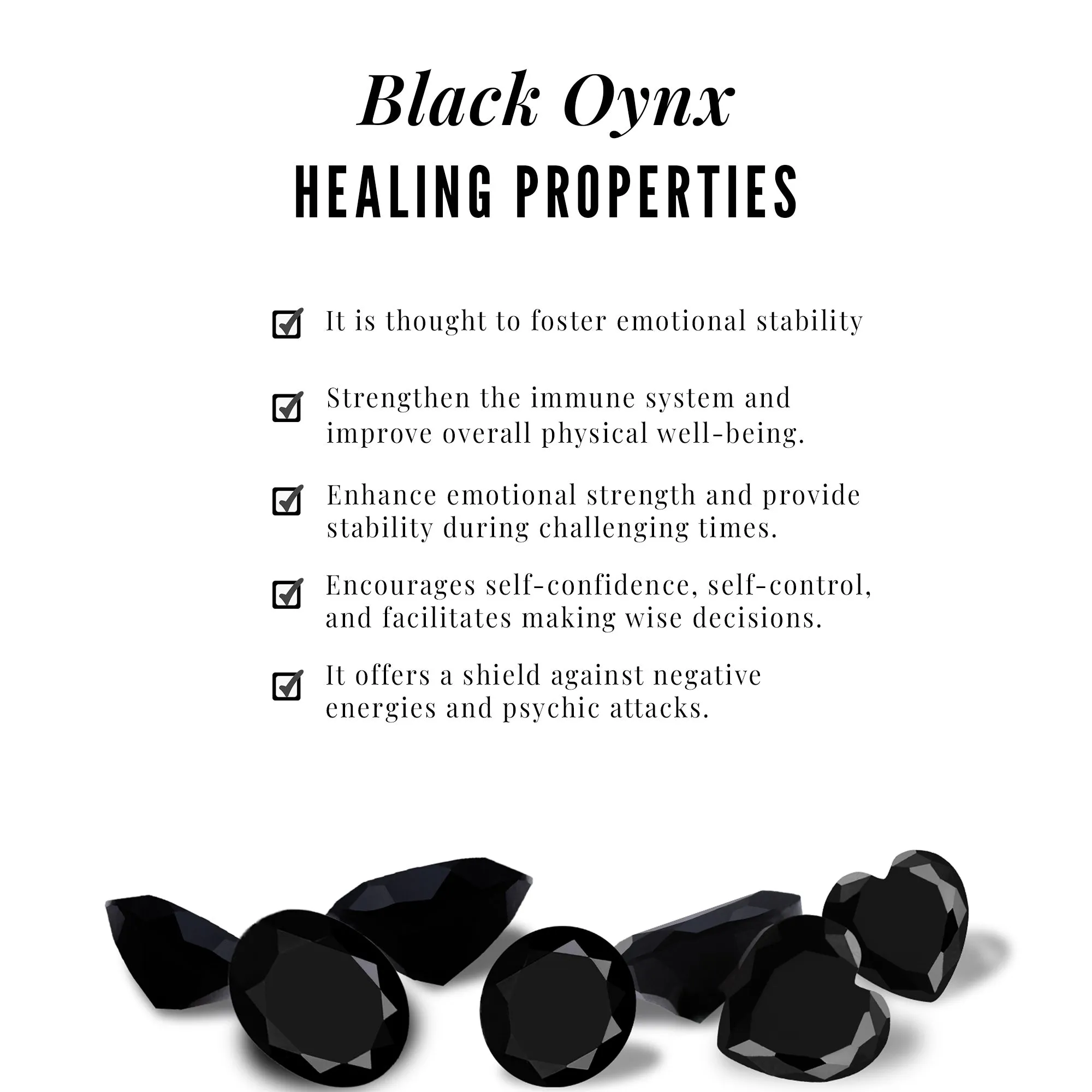 Natural Black Onyx Promise Ring with Diamond Halo