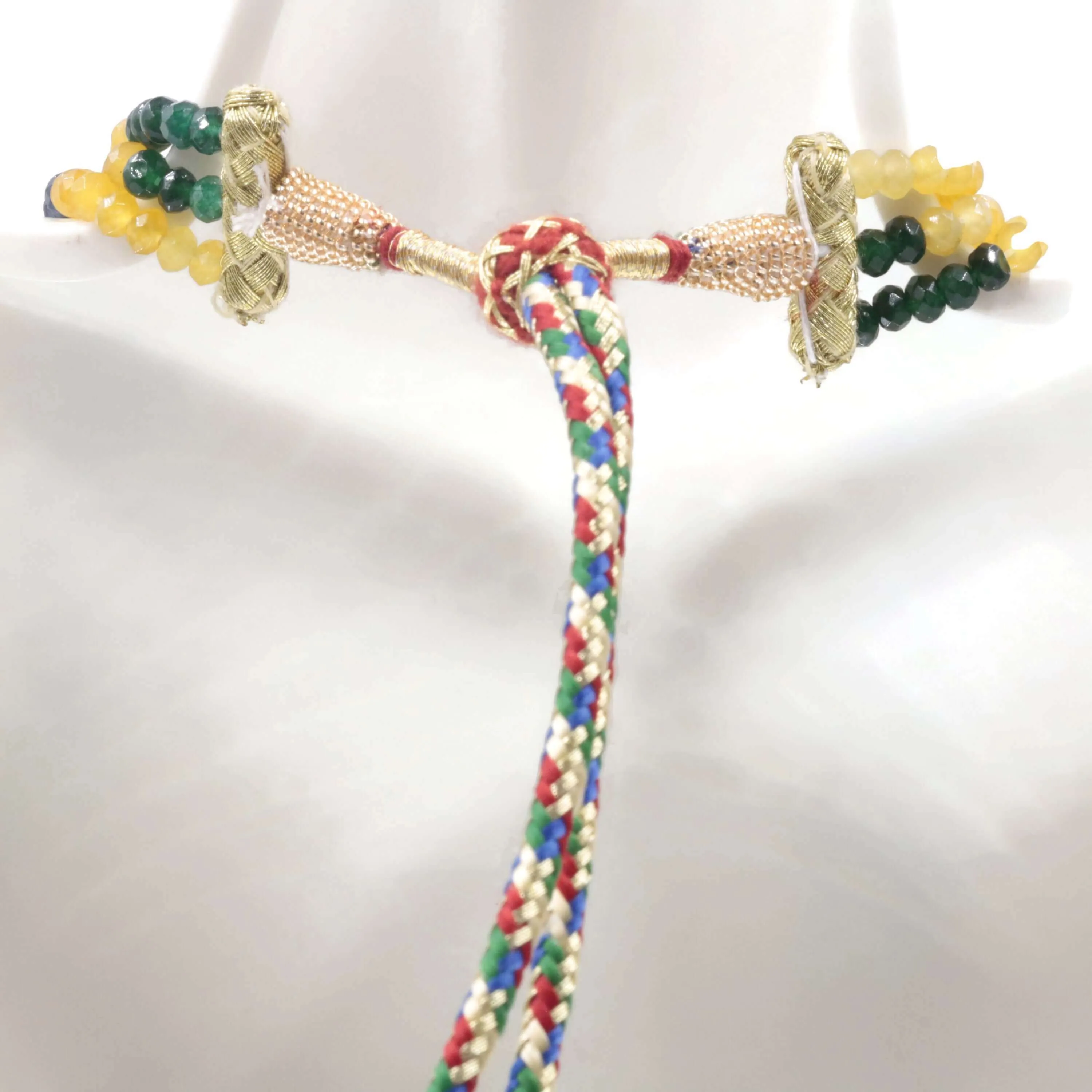 Natural Multi Color Quartz Faceted Bead Necklace Multi Strand Colorful Beaded Gemstone Necklace SKU 6142712 6142713