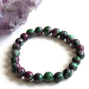 (New!) Ruby Zoisite Stone Bracelets