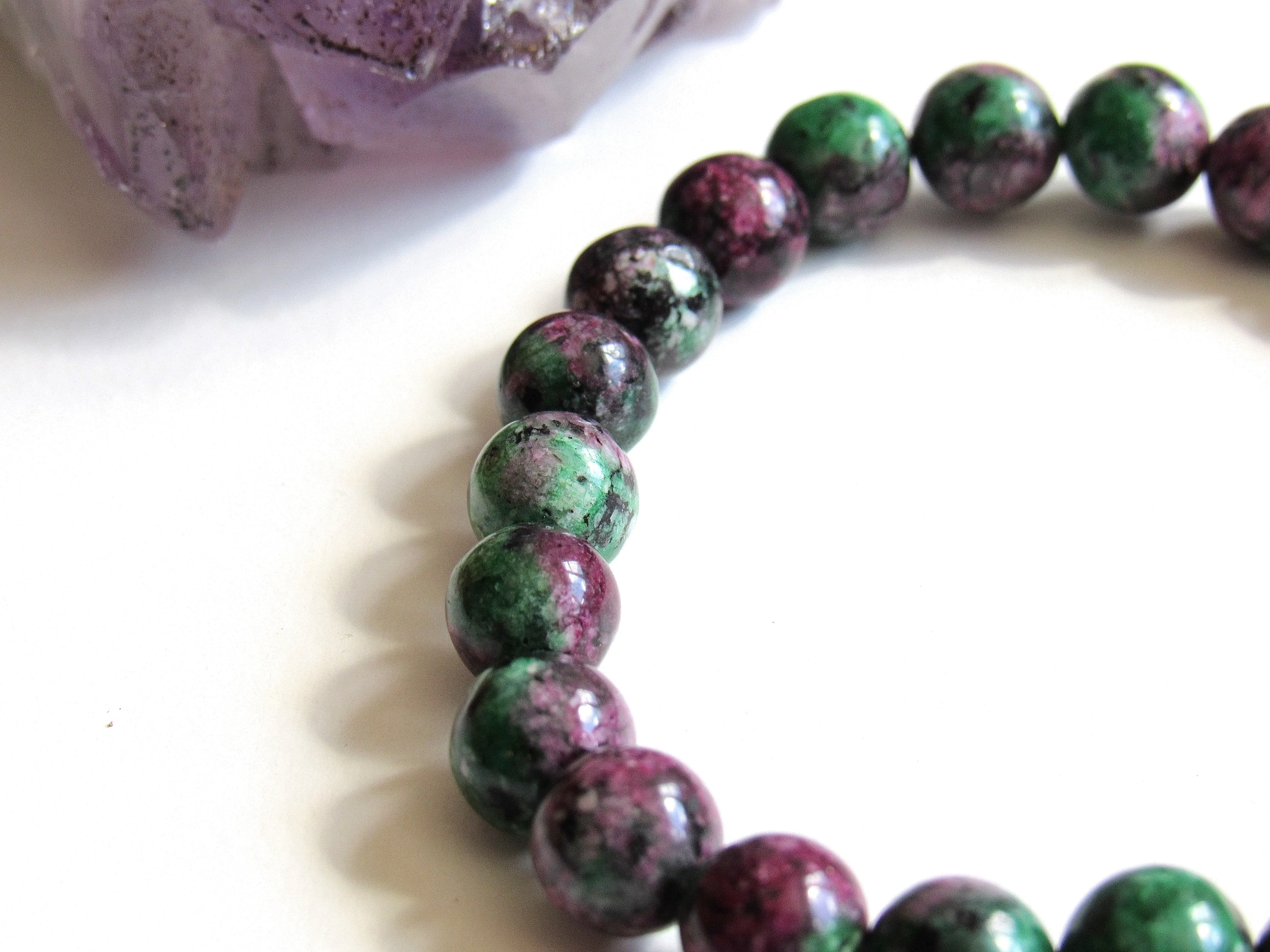 (New!) Ruby Zoisite Stone Bracelets