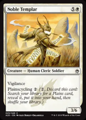 Noble Templar Masters 25 #025 MTG Single