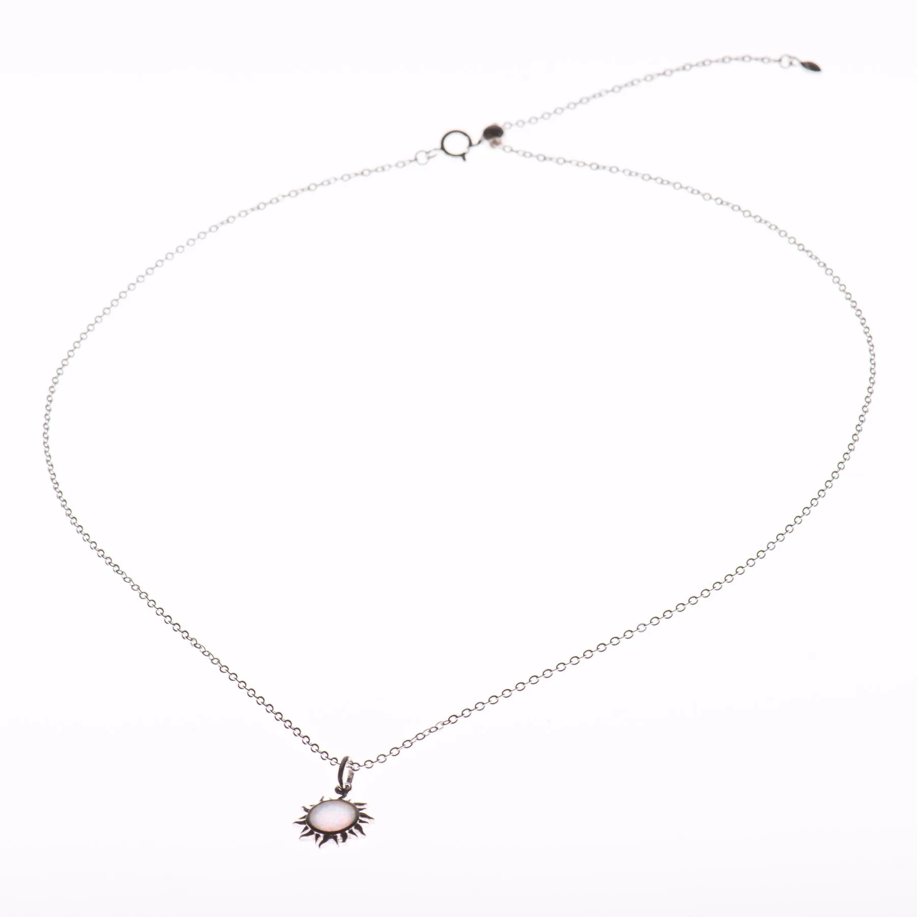 Opal Moon Necklace