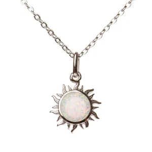 Opal Moon Necklace