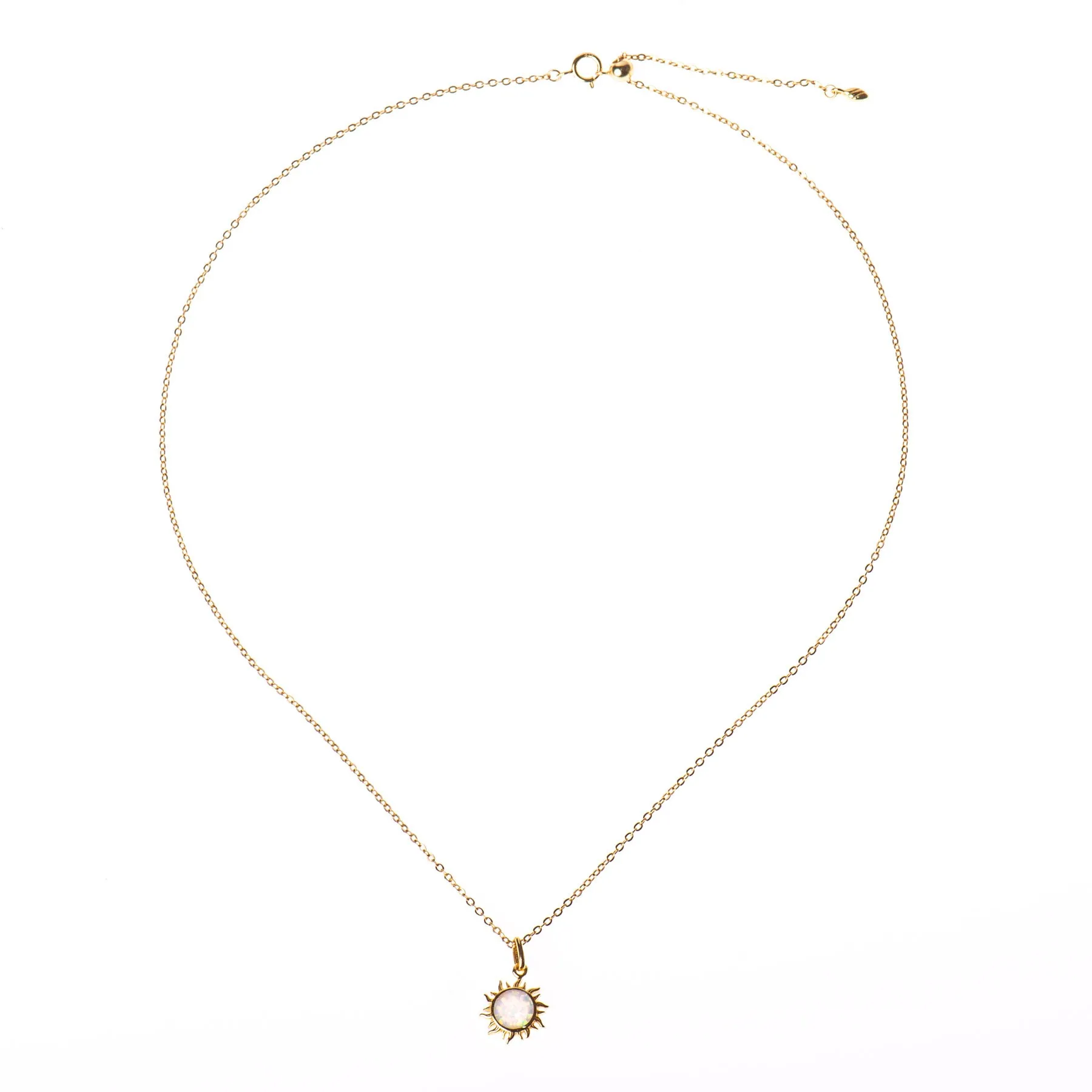Opal Moon Necklace