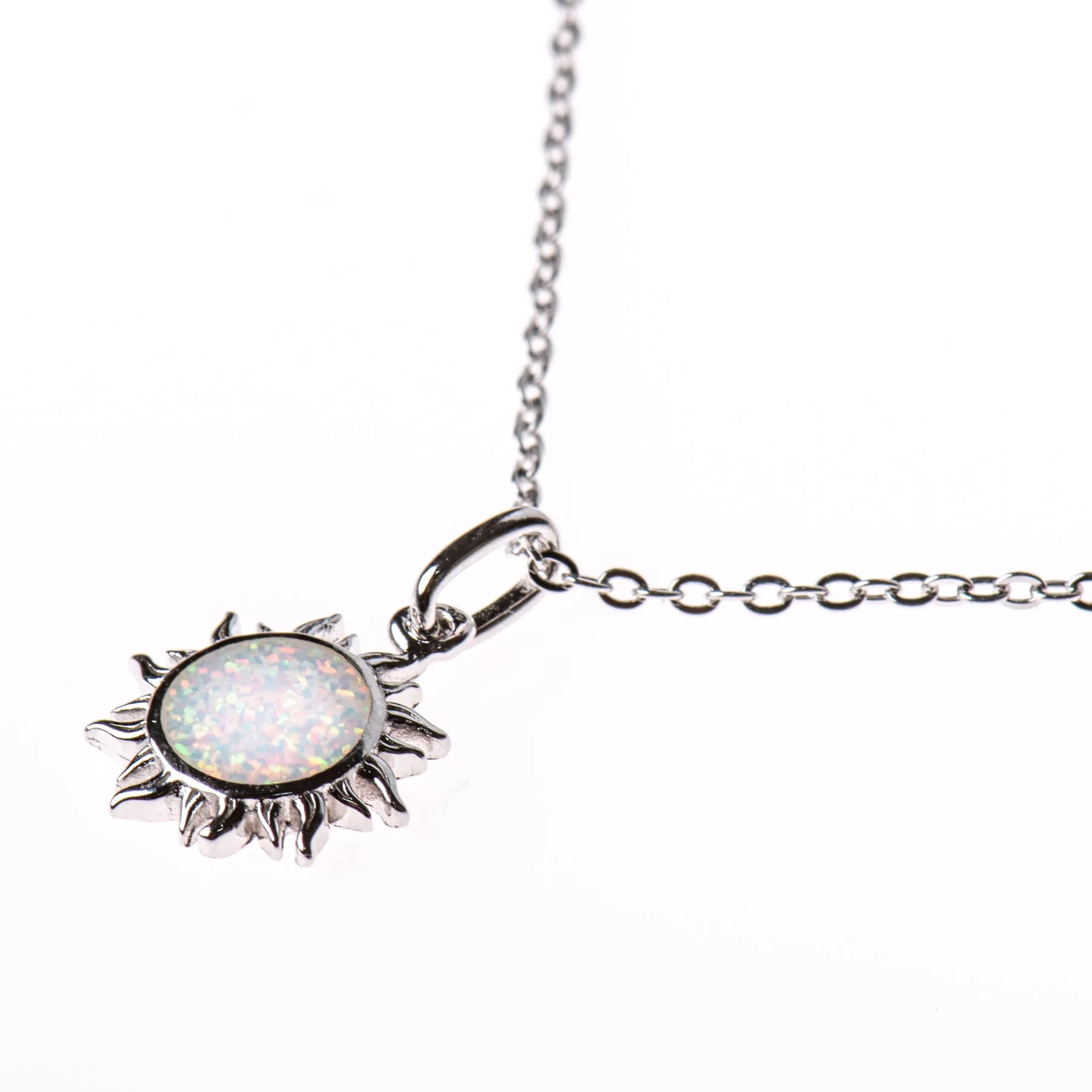 Opal Moon Necklace