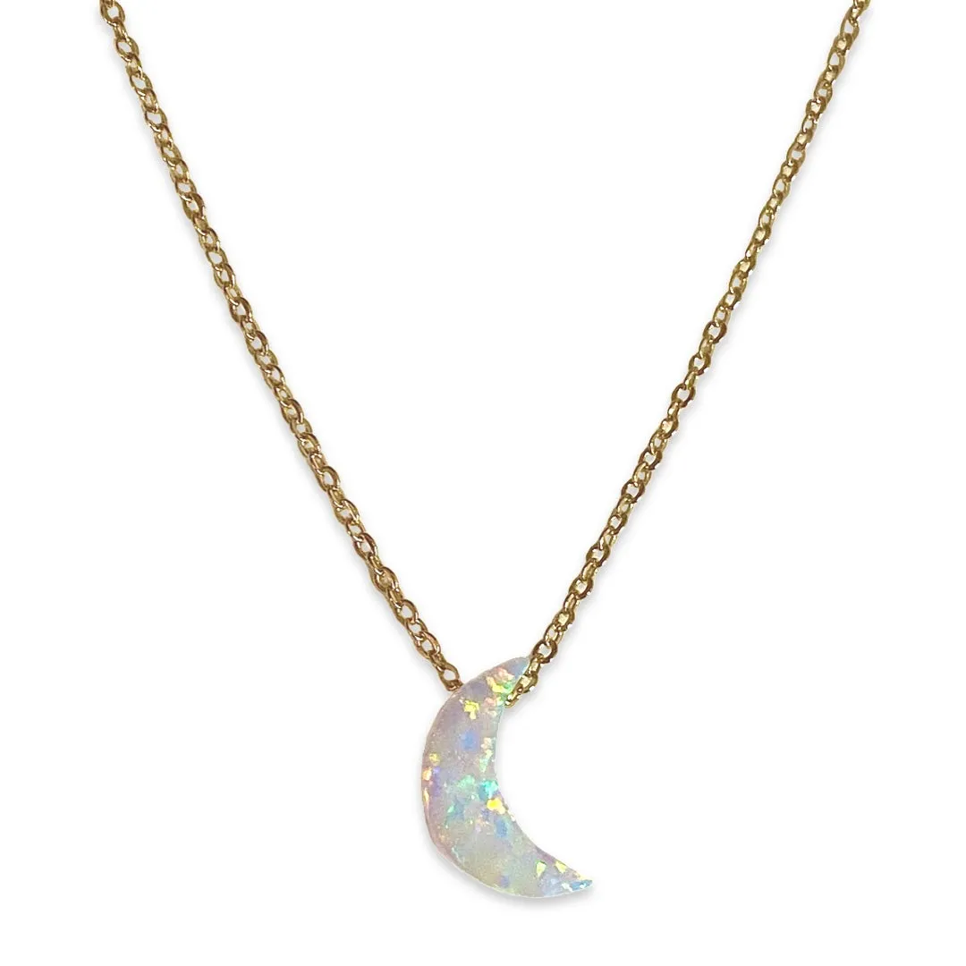 Opaline Moon Necklace