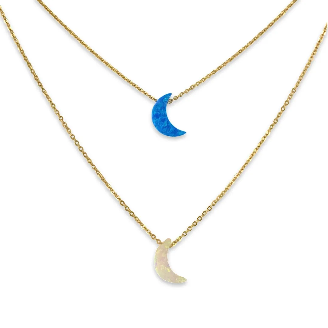 Opaline Moon Necklace