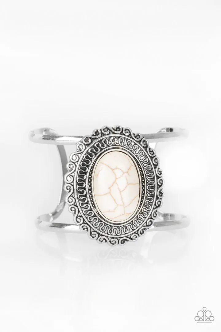 Paparazzi Extra EMPRESS-ive Bracelet White
