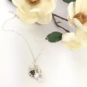 Paradise Rose Pendant (Pearl) - VP306